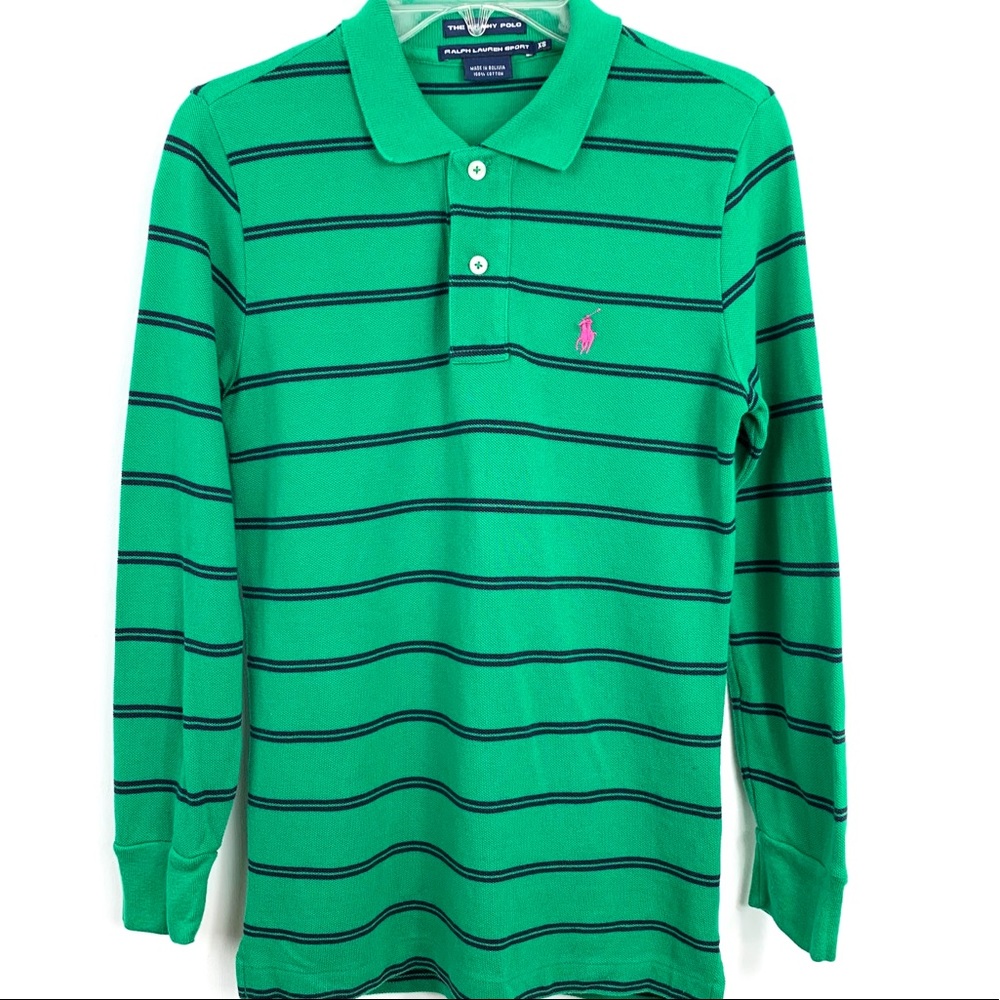 Ralph Lauren Long Sleeve Polo Shirt Sz XS